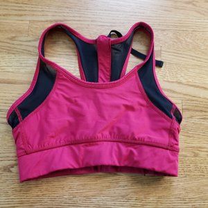 ALALA Zip It Up Mesh Sports Bra Red